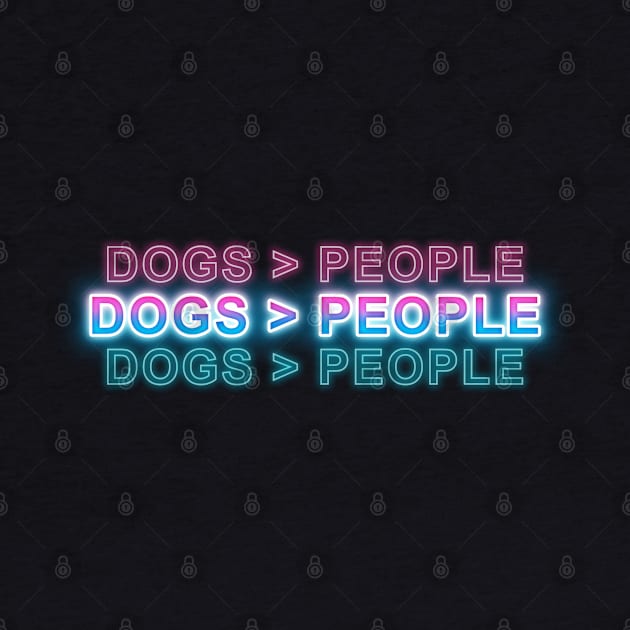 Dogs > People by Sanzida Design